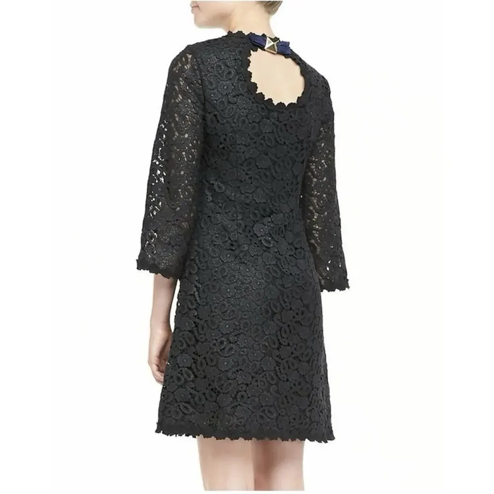 Kate Spade Quinn Black Lace All That Glitters Size 0 NWT